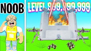 I BUILT A LEVEL 999,999,999 ROBLOX ZOMBIE DEFENSE TYCOON