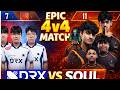 SOUL vs DRX 4v4 🔥 Soul Dominated the Fight #soul #pubgmobile #bgmi #s8ul