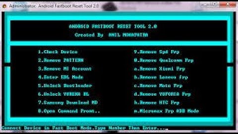 Bypass FRP almost all SPD android 7 0 devices SPD FRP Tool