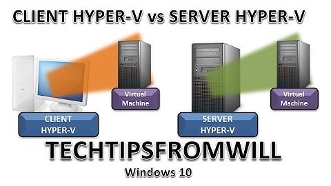 70-697 - Objective 2.2 - Part 4 - Client Hyper V vs Server Hyper-V