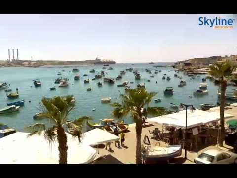 LIVE WEBCAM : Port de Marsaxlokk - Malte Webcam en direct from Malte |  w0rld.tv
