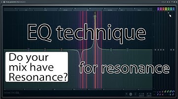How to EQ:Removing resonance frequency in your mix