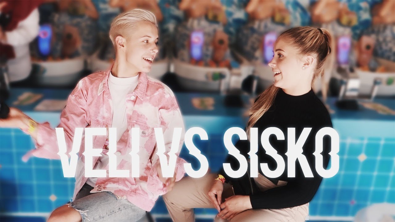 VELI VS SISKO -HAASTE SÄRKKIKSESSÄ! 🤪 // Ft. Saana Boelius 🌸