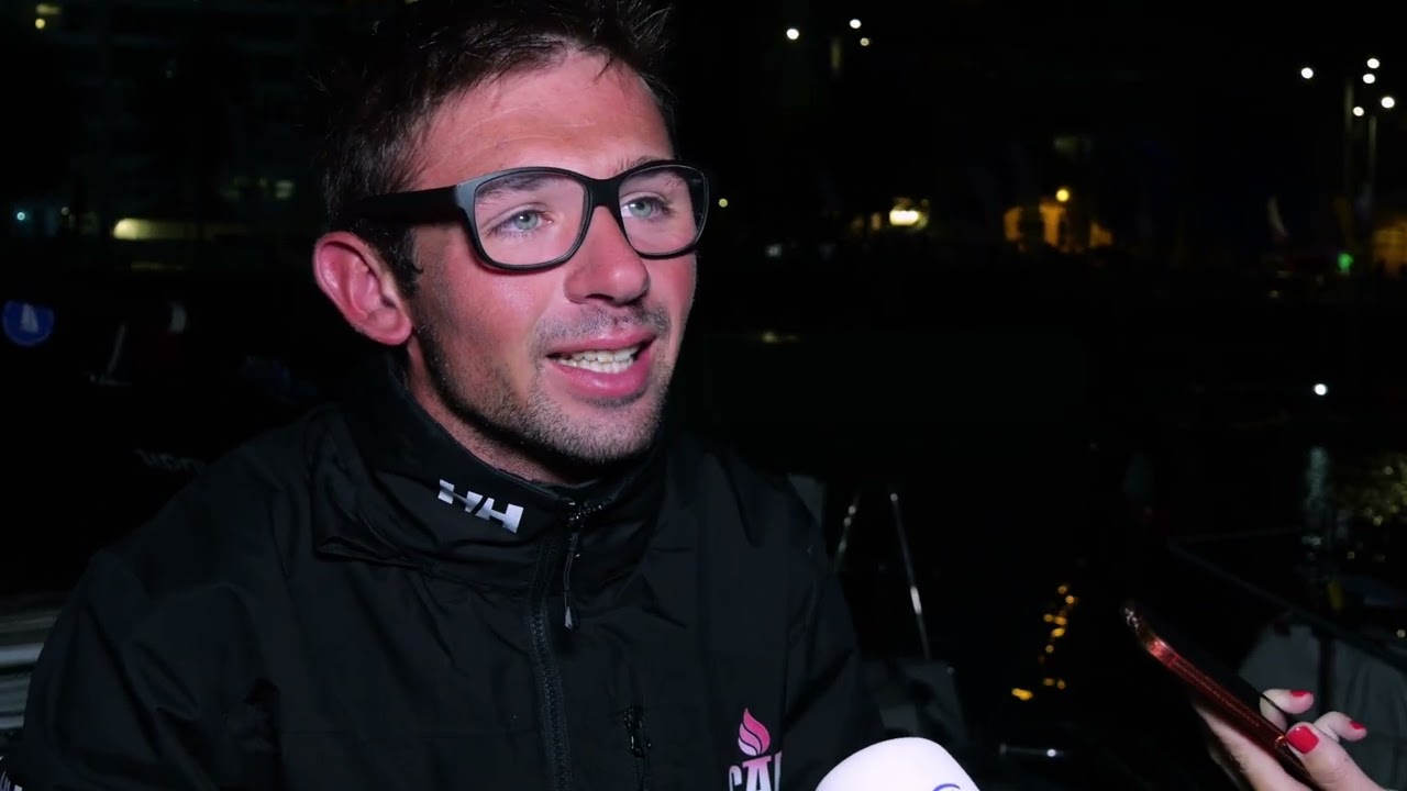 Arrivée de la 2eme étape à Vigo / Solitaire du Figaro Paprec