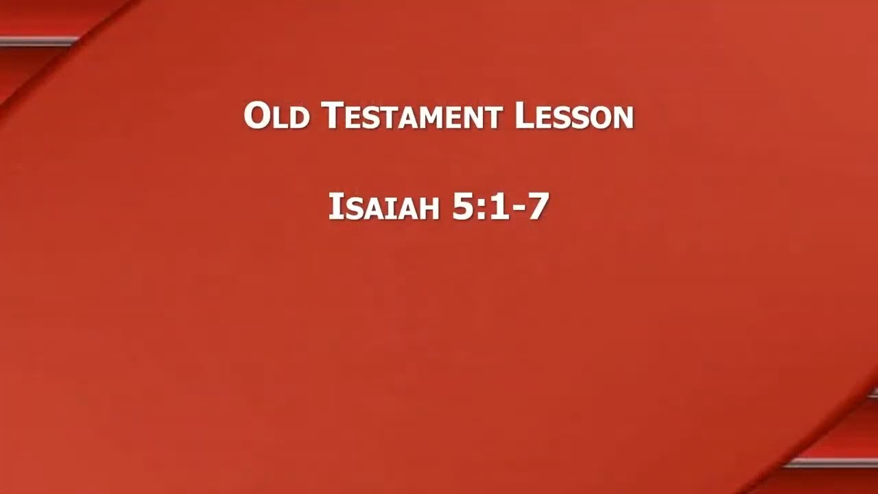 Isaiah 5 1 7 Our Bible Reading From October 8th 🙏 Youtube 