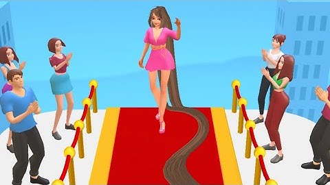 Hair Challenge level 1 2 walkthrough part 1 All levels fun game walkthrough