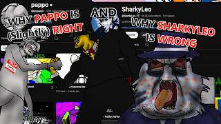 WHY @timpappo  IS (slightly) RIGHT AND @SharkyLeo_YT  IS WRONG