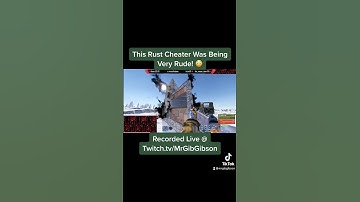 This Rust Cheater Was Being Very Rude! 😳 #rust #shorts