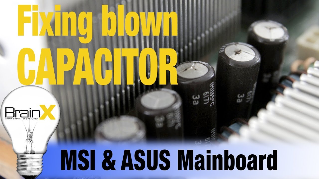 pc-mainboard-reparieren-kondensatoren-tauschen-msi-motherboard-fix