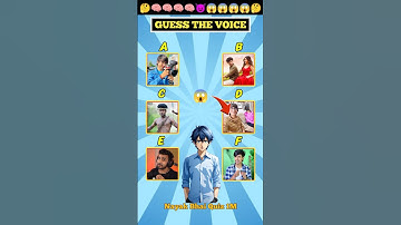 Guess The Voice 🗣️ Sourav Joshi ki Wife | Memory Test Challenge #shorts #viralshorts #trending