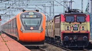 Dangerous 130kmph WAP7 Vasco SF+GKP Humsafar+Brahmaputra mail attacks Zamania-IR
