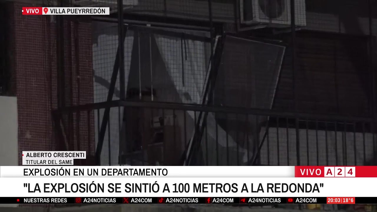Explosión en Villa Pueyrredón: la onda expansiva alcanzó 100 metros y dejó seis heridos