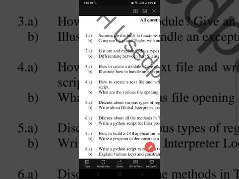 Python Programming JNTUH R18 CSE old question paper