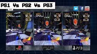 PS1 Vs PS2 Vs PS3 running Playstation 1 games