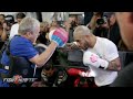 Miguel cotto vs canelo alvarez full complete cotto media workout