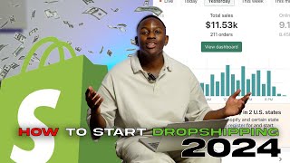 How To Start Shopify Dropshipping in 2024 (FOR BEGINNERS) screenshot 5