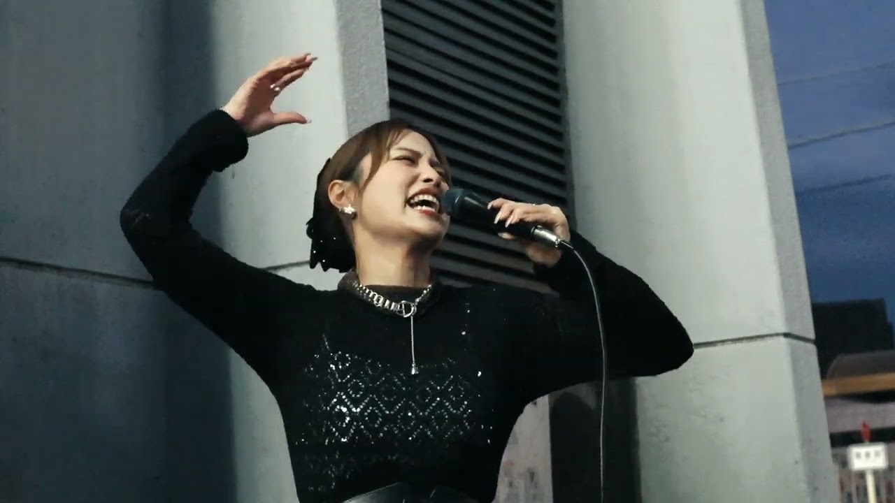 ツキミソウ　一華ひかりさん金山路上　#SSW，#路上ライブ　#一華ひかり　#PHALUX，#歌ってみた，