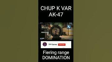 smart move 😉 chup k var with AK-47 @CODM in Fiering range & domination mod by HarshMehta (TPP Games)