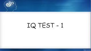 IQ test Challange 1 - How Smart are you?