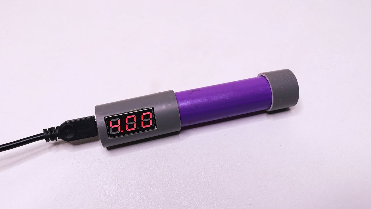 how to make a adjustable magnetic 18650 li-on battery charger