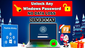 Unlock/Reset/Recover Forgotten Password on Windows 10,8,7|Get Christmas & NewYear Gifts PassFab