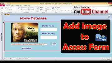 How to add image to access form