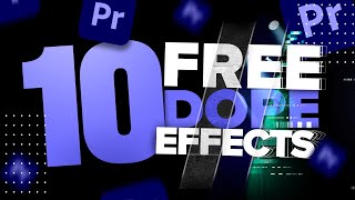 Top 10 Free Effects Packs for Premiere Pro | Part 3