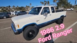 1986 2.9 FORD RANGER; LOS AMANTES DE LAS  RANGERS.