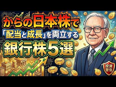 金利のある日本で見直される銀行株, 長期配当で注目したい5社
