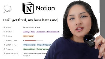 Cognitive Behavioral Therapy (CBT) Companion | FREE Notion template!