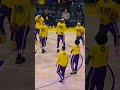 Lakers have the BEST pregame tradition in the league 🤣 #NBA