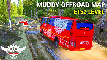 Muddy Offroad Map Mod for Bus Simulator Indonesia | How to Add Map Mod for Bus Simulator Indonesia 