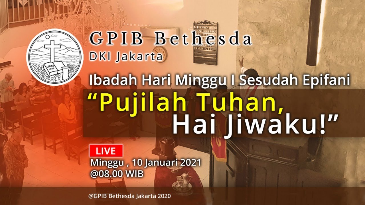 Ibadah Hari Minggu I Sesudah Epifani (10 Januari 2021)