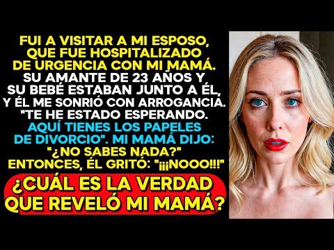 VISITÉ A MI ESPOSO ENFERMO Y DESCUBRÍ A SU JOVEN AMANTE. ME DIO LOS DOCUMENTOS DEL DIVORCIO.