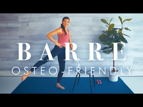 30 Minute Barre Workout for Beginners & Seniors // Osteoporosis Friendly Exercises