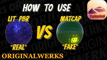 Nomad Sculpt Tutorial: MatCap VS Lit PBR