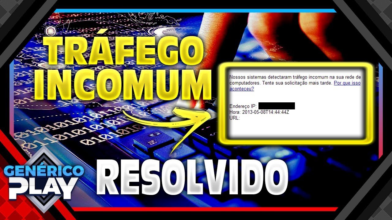 Nossos Sistemas Detectaram Tráfego Incomum Na Sua Rede De Computadores
