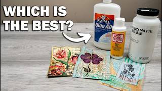 Mod Podge, Matte Medium or PVA: Which to Use?