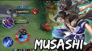 Musashi - Jungler Build | Triplekill + MVP Full Gameplay | Honor of Kings 2024 (Global)