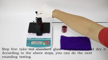 A full set of demo video of liquid density tester , hydrometer AU-300L