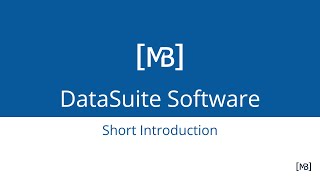 MB DataSuite - Short Intro - The data software for your machines and plants