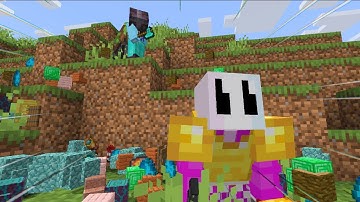 Minecraft Manhunt BUT We Get A Random Item Every 15 Seconds!