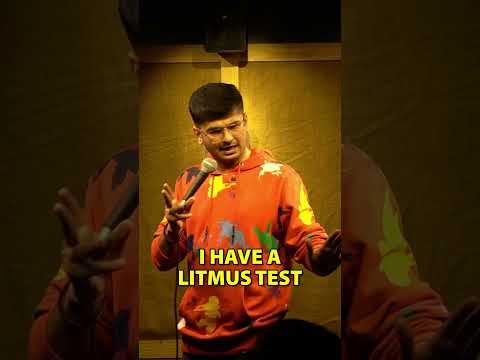 Litmus Test for friendship #standupcomdey #standupcomedy #comedy #comedyshorts