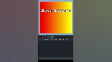 How to make a gradient shader in Godot 4.4
