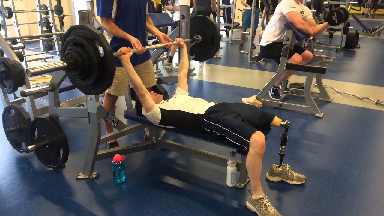 Fitness Pollenator - 200-lb Bench Press - YouTube