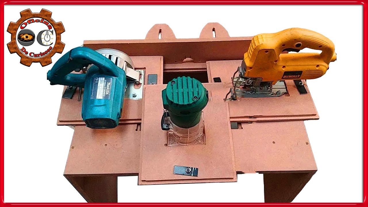 como fazer bancada para inverter maquinas manuais