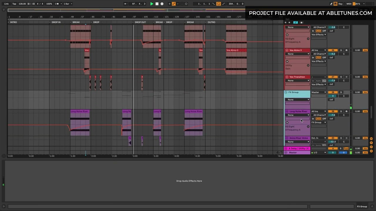 Tech House Ableton Template "Take Control" [MEDUZA, GENESI Style]