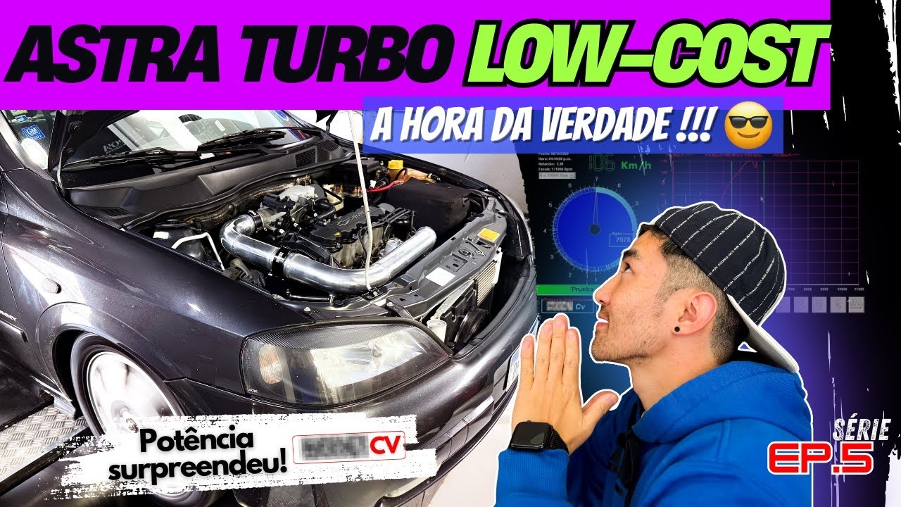 Astra Turbo Low Cost do Dino! A potência surpreendeu MUITO! 💥​