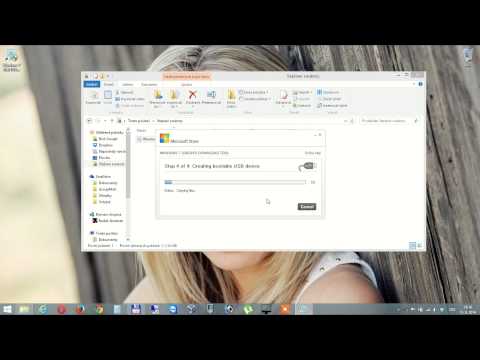 Zkopírování instalace Windows ISO souboru na USB Flash disk