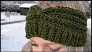 Crochet Headband With Ribbed Edge Easy Crochet Ear Warmers